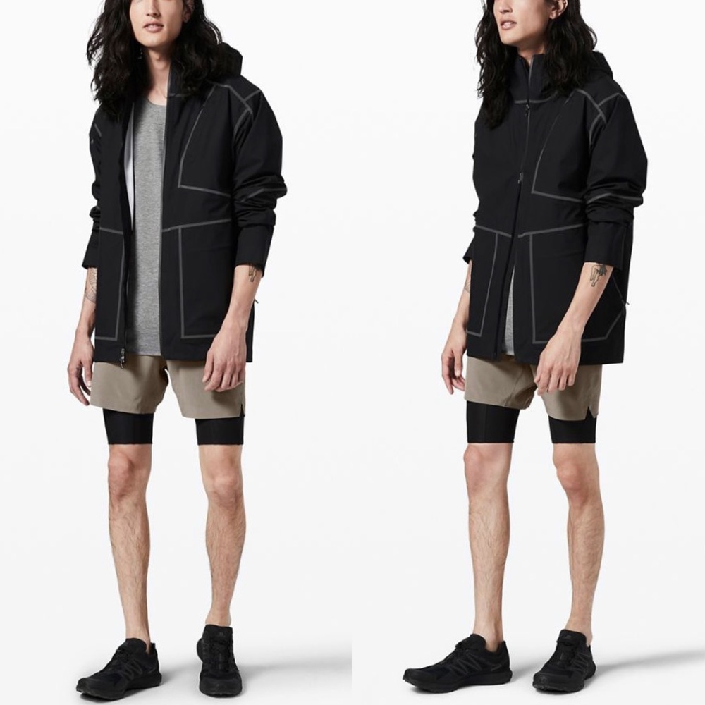 Lululemon Diffract Run Short *Lined Sz Xs In Noma… - image 3